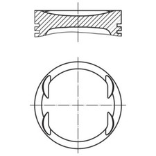 Kolben MAHLE 011 69 01 für