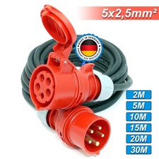 CEE Starkstromkabel 30m 20m