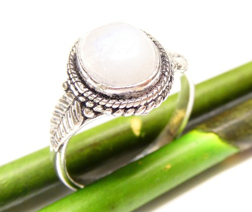 Silberring echter mondstein - ,