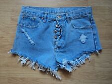 Damen Jeans Short von LEVIS 501 Linie W35Gr.L Blau,gebraucht