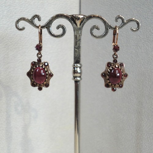 Granatschmuck granat ohrringe - granatschmuck,