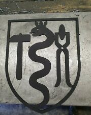 Schmied das historische Zunftzeichen von 40cm-100cm aus 3mm Stahl Logo Deko