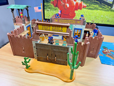 😁 Playmobil Western 3023 Fort Eagle Soldaten Bauanleitung (1998) Pferde