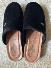 Fly Flot Damen Pantoffel Hausschuh samtig weiche Haptik Keilabsatz Gr. 38