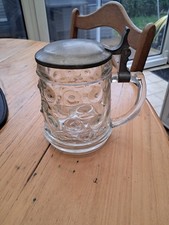 Glaskrug Bierkrug mit
