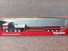 Herpa H0 1:87 in OVP - 146814 MAN F 2000 Evo Tieflade-Sattelzug "Max Goll"