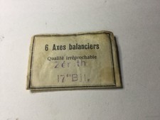 ZENITH UNRUHWELLE, BALANCE