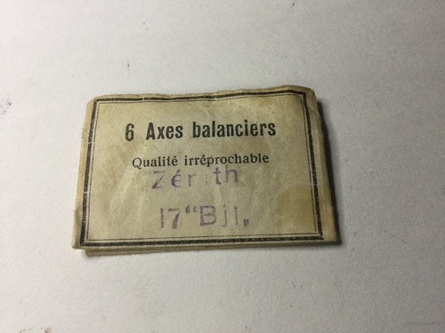 Zenith axe balancier - balancier,