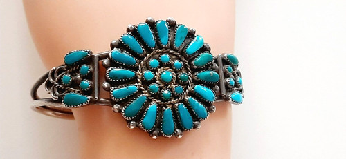 Zuni silber armreif - zuni,