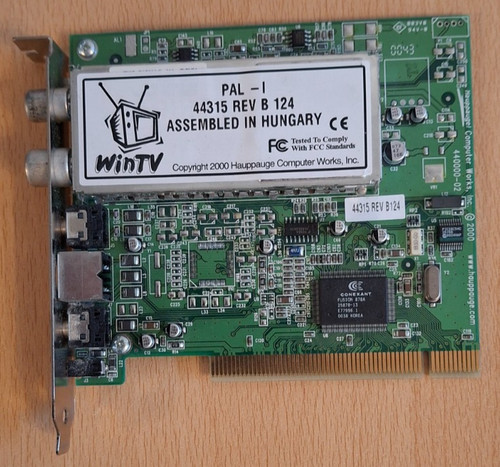 Hauppauge wintv 44315 - hauppauge,