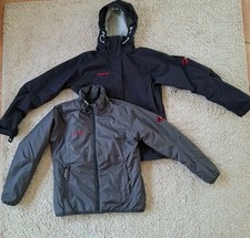Mammut DryTech 3in1 Damen Doppel Wander Regen Jacke Gr S 36 38 