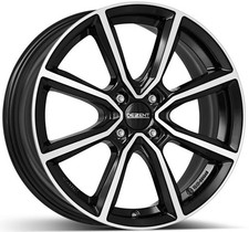 4x Alufelgen DEZENT TN dark Black/polished 7x18 ET38 LK4 100 18 Zoll Felgen Alu