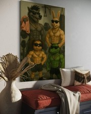 Nu Pogodi Leinwand Bild Pop