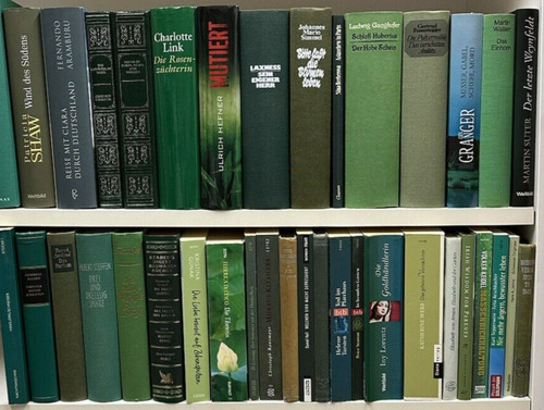 Deko bücher paket - -, grün