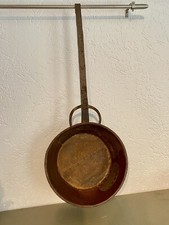 GARTEN DEKORATION ANTIK PFANNE KESSEL ALT GEBOLZT NOSTALGIE ROST  BLICKFANG TOP!