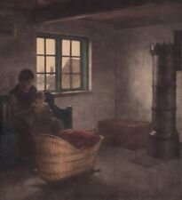 Peter Ilsted. Innenszene mit