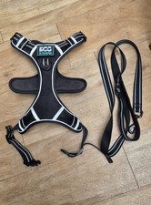 Hundegeschirr Gr. M Reflektierend, Verstellbar, mit Griff, Inkl. passender Leine