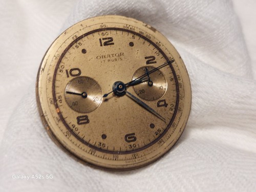 Altes chronographen werk mit - altes,