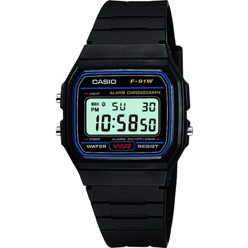 Casio digital armbanduhr 91w - digital, f-91w
