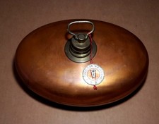 Antike Wagner Kupferbettflasche Bettflasche aus Kupfer, Rein Kupfer 28 Spezial