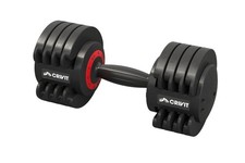 CRIVIT Kurzhantel-Set verstellbar 11,5 kg Hantel Krafttraining Gewichte Fitness