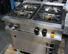 MKN Gasherd 4 Brenner mit E-Backofen 1½ GN - Optima 700 + 12 Monate Garantie*