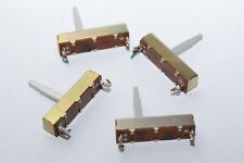 4x Alps Lautstärke-Schiebe-Potentiometer / Volume Fader, 20 kOhm, log, NOS