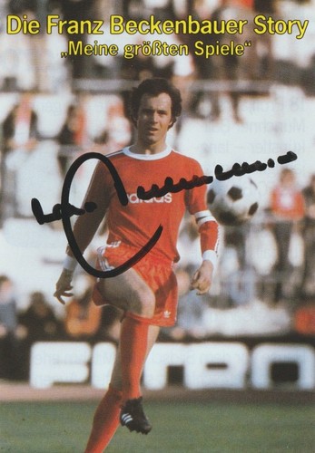 Franz beckenbauer autogramm - beckenbauer,