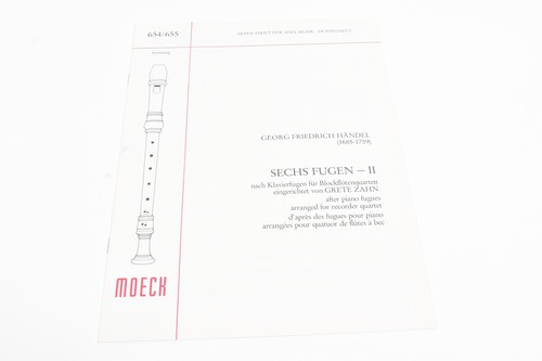 Händel sechs fugen - sechs,