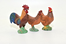 Schleich 2 x Henne + Hahn