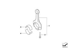 16x ORIGINAL BMW Pleuelschraube 5er E60 E61 M5 S85 V10 507 PS 11247834522