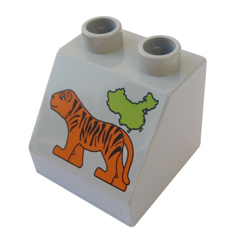 Lego duplo motivstein - motivstein, tiger