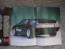 BMW M1 Turbo Autogas Prospekt Brochure Record Deutsch German selten rare