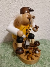Räuchermann Erzgebirge KWO Olbernhau Teddymacher neu 2015 selten