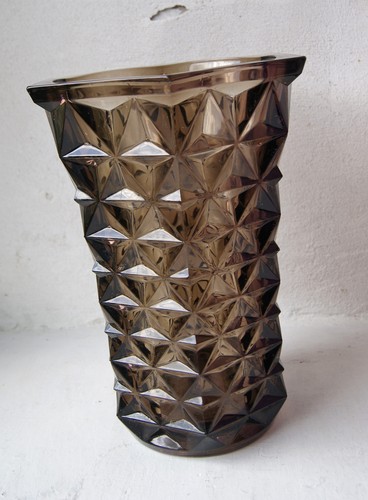 Vase glas rauchglas - vase,,