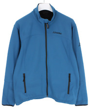 Schoffel Soft Shell Jacke Herren UK 42 Reißverschluss Hoher Kragen Leicht Blau