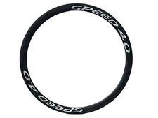 Carbonfelge Veltec Speed 4.0 FCT 28‘‘ Rim-Brake schwarz/karomuster 1 Stück