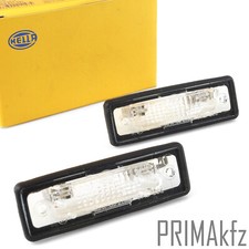 2x HELLA Halogen Kennzeichenleuchte für BMW 3er E30 E36 5er E28 6er E24 7er E23