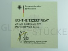 Euro goldmünze 2011 - 20,