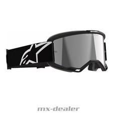Alpinestars MX Brille Vision 5 Corp Schwarz verspiegelt Motocross Enduro Cross