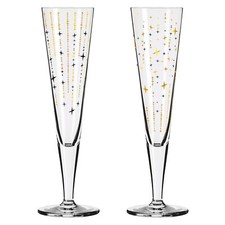 RITZENHOFF Champagnerglas-Set GOLDNACHT CHAMPUS DUETT H24 Inhalt 205 ml 2 Stück