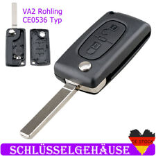 2 Tasten Auto Klapp Schlüssel Gehäuse Ersatz Für Citroen C2 C3 C4 Berlingo Jumpy