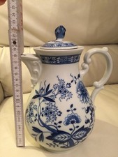 Hutschenreuther Maria Theresia Zwiebelmuster Kanne mit Deckel Kaffeekanne