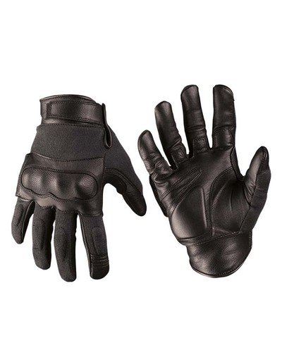 Tactical gloves leder aramid - tactical,