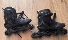 OXELO Inline-Skates Fitness FIT 100 Damen/Herren schwarz/silber, Gr. 42