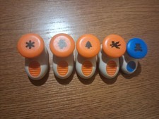5 verschiedene Motivlocher Motivstanzer Weihnachten, Engel, Teddy, Baum etc.