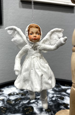 Watte Christbaumschmuck 067 - Handarbeit, Weihnachtsschmuck, Wattepuppe, Vintage