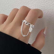 925 Silberring mit Anhänger