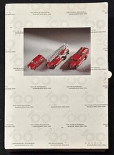 BREKINA H0 1:87 - 100 Jahre Automobil Daimler Benz 1886-1986 - 3x Feuerwehr