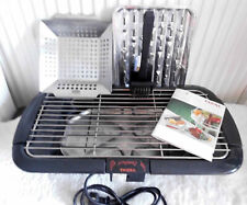 Tefal Compakt elektrischer Tischgrill Indoorgrill, Balkongrill BBQ m. Zubehör